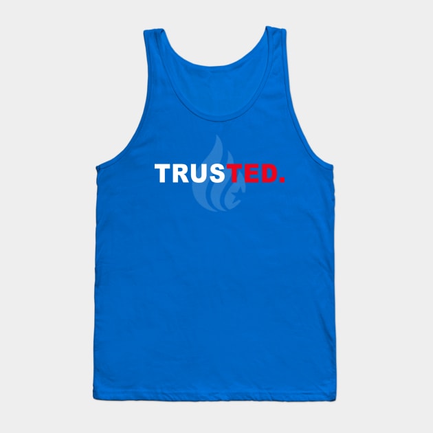 TRUSTED NAVY Tank Top by UnitedforCruz